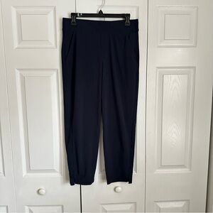 Athleta Pants Womens 6P Navy Blue Tapered Leg Stretch Pull On Athleisure Jogger